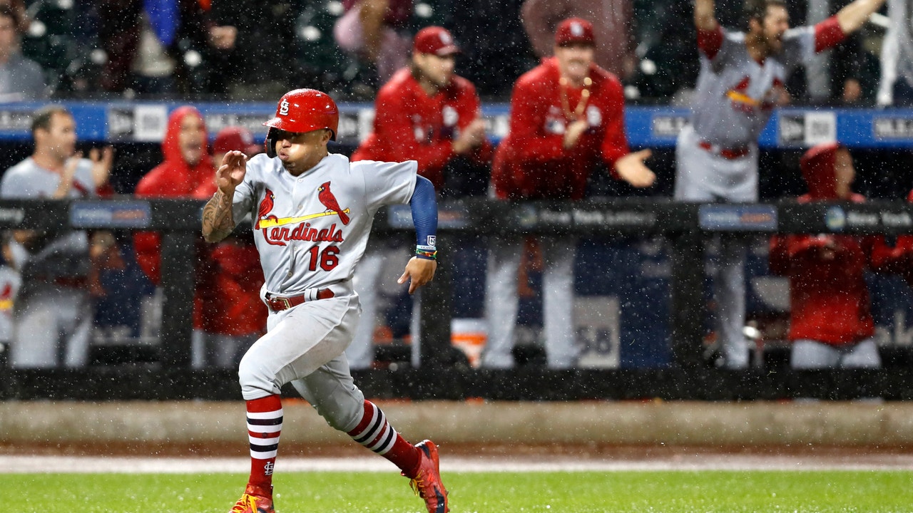 Cards rally in rain, game vs Mets suspended in 9th tied at 4